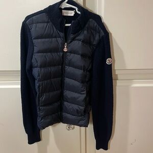 🏔️ Moncler 🏔️ kids sweater with down padded front very good condition